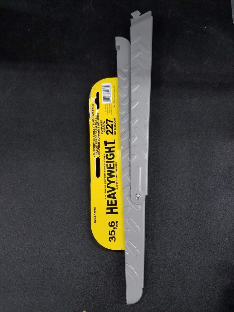 John Sterling HEAVYWEIGHT Diamond Plate Shelf Support System Supported Shelf .