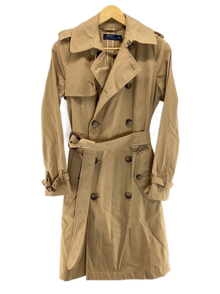 Polo Ralph Lauren Trench Coat/2/Cotton/Beg/Plain 5578
