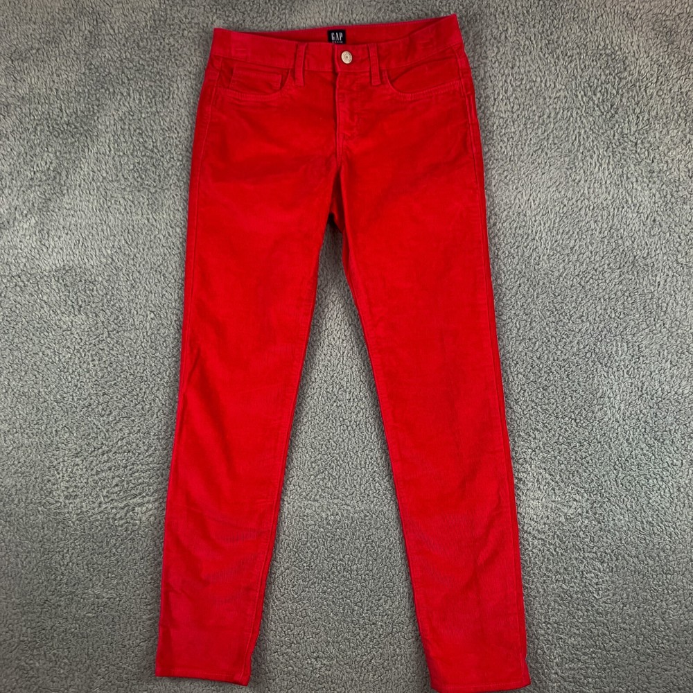 Gap Kids Cord Jegging Girls 14 Regular Pink Corduroy Cords Stretch 27
