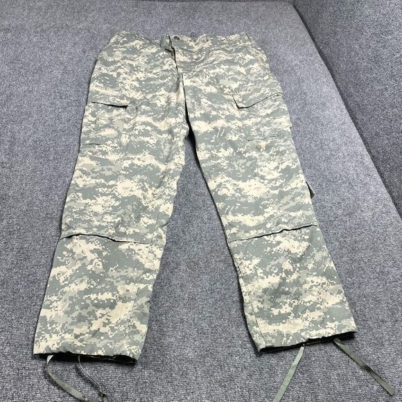 Propper Mens Military Camo Combat Cargo Pants with Button Fly Size L