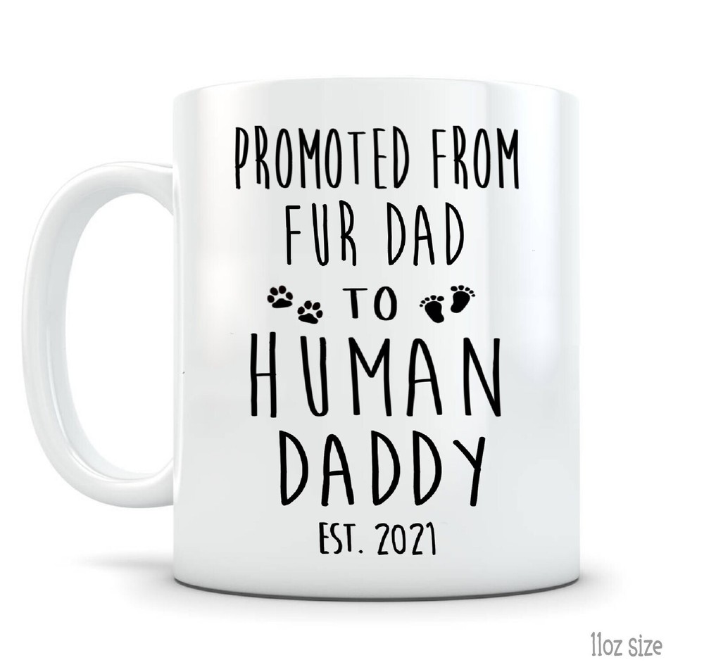 New Dad Gift Mug Pregnancy Reveal New Baby Dad To Be Mug Baby Announcement