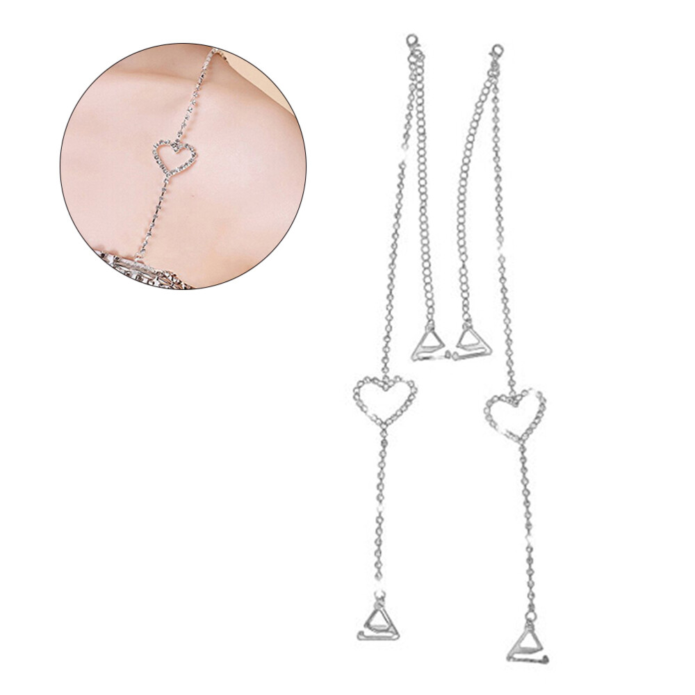 Shoulder Clear Strap for Dress Gold