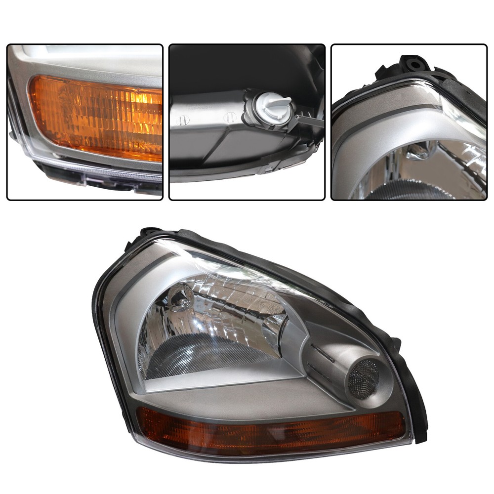 Right Headlight Halogen Headlamp for Hyundai Tucscon 2005-2009 Passenger Side