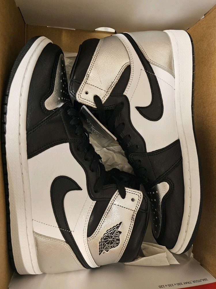 Nike Jordan 1 Silver Toe Highs