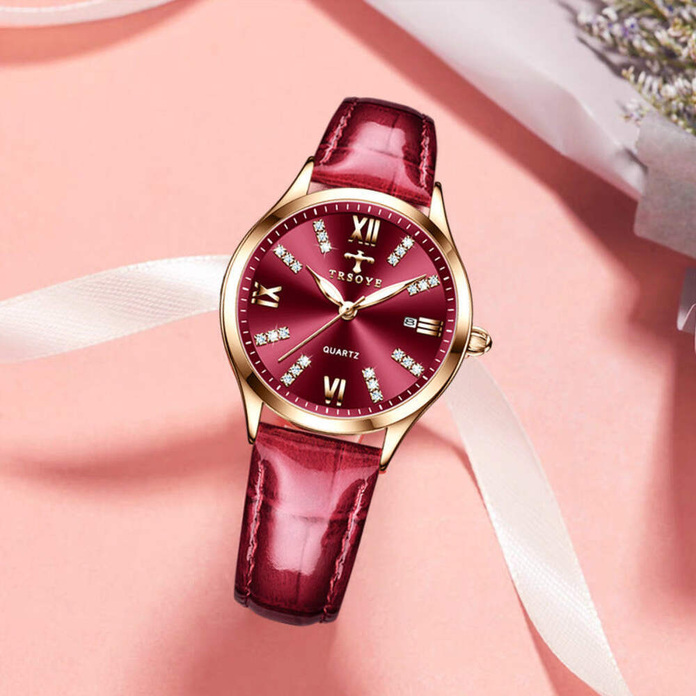 Chic Women's Waterproof Quartz Watch with Small Dial and Stylish Strap Options
