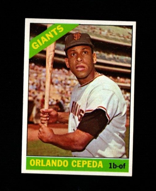 1966 Topps # 132 Orlando Cepeda NM-MT