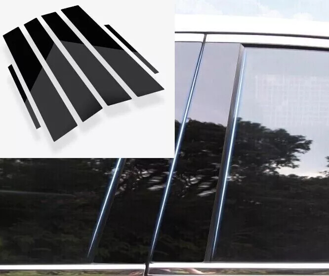 For Honda 2022 Civic Accessories 6 PCs Window Body Moldings Trim Protector Scuff