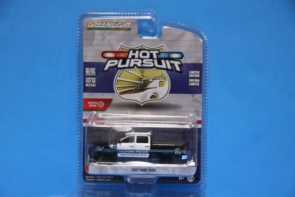 2017 Ram 1500 SSV - Milford Michigan Police 1 64 Scale Model - Greenlight 42980E