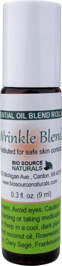 Wrinkle Reducing Essential Oil Roll-On 0.3 fl oz Amber Glass Bottle