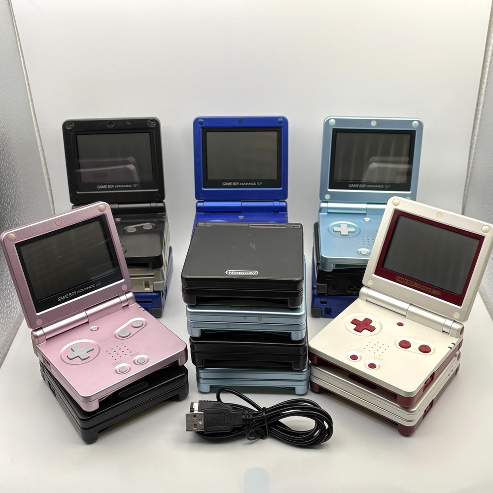 Nintendo Gameboy Advance SP Console Region FREE AGS-001 GBA -Select- Color Rank
