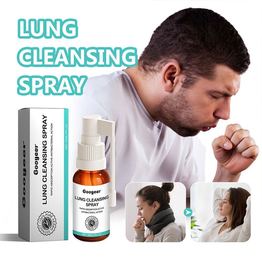 Natural Spray For Lung and Respiratory Support Herbal FAST SHIP Cleansing A8C4