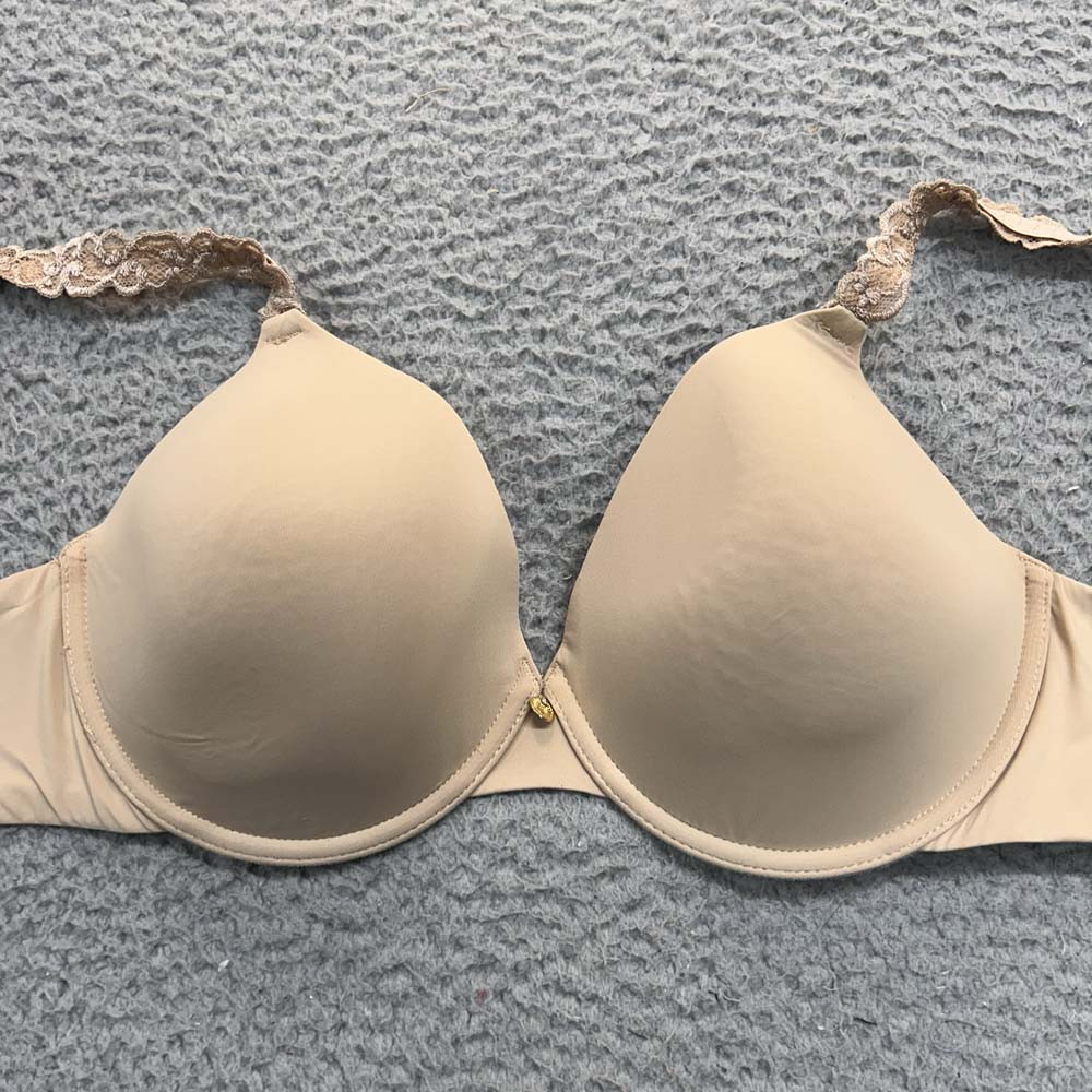 Natori Bra 32DD Plunge 732080 Lightly Lined Luxe Plunge T-Shirt Smooth
