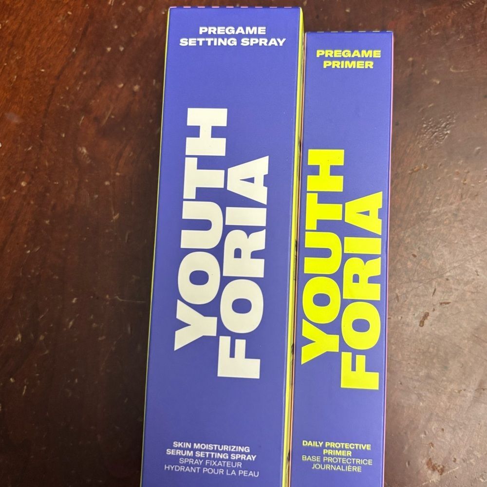 Youth foria Game Day Primer & Setting Spray Bnib 3.3 Oz + 1 Oz Travel Size-image