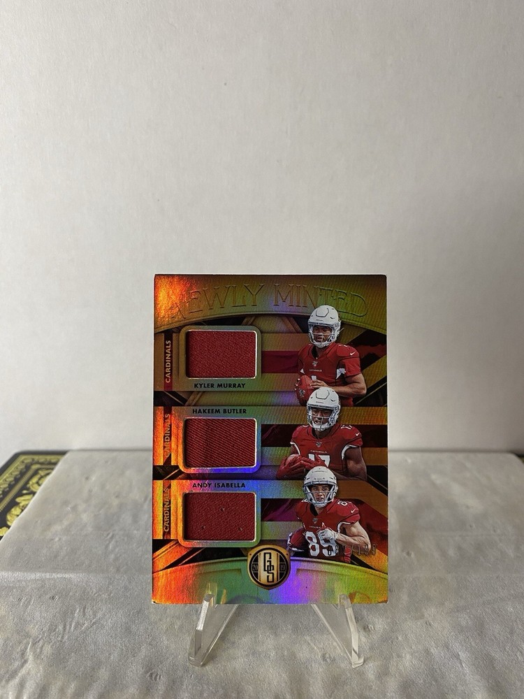 KYLER MURRAY ANDY ISABELLA 2019 Gold Standard #NMMT-4 RC Jersey Patch Relic /199
