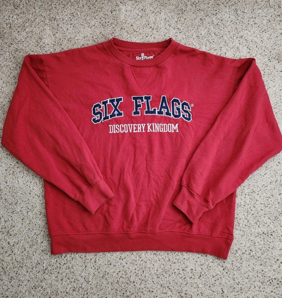 Six Flags Discovery Kingdom Cozy Small Sweater Theme Park Merchandise