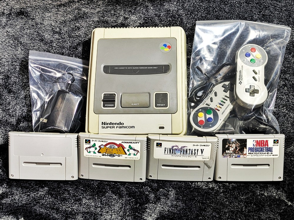 As-is Nintendo SFC Super Famicom SNES Game Soft set