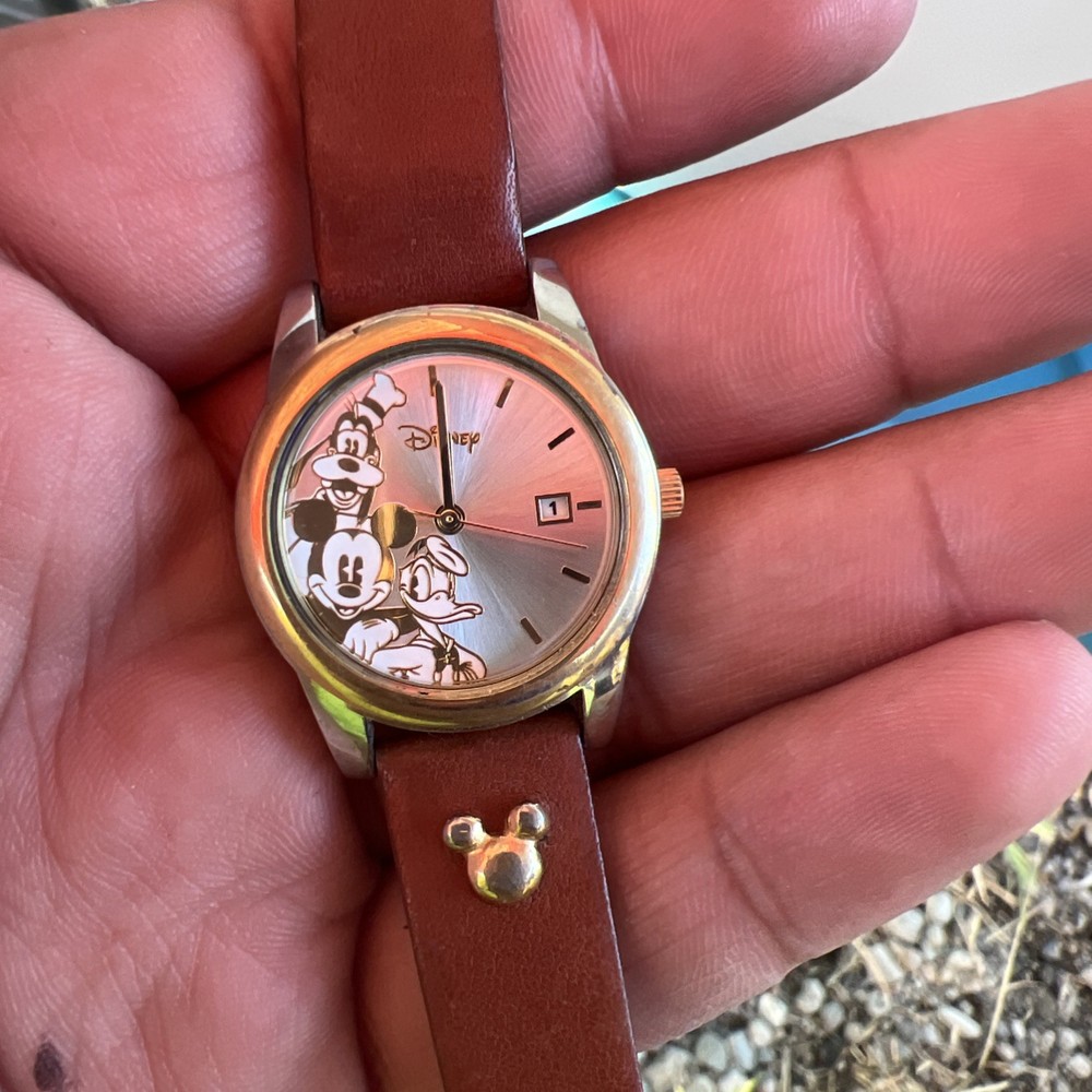 Disney Mickey Mouse Small World Musical Watch As Is