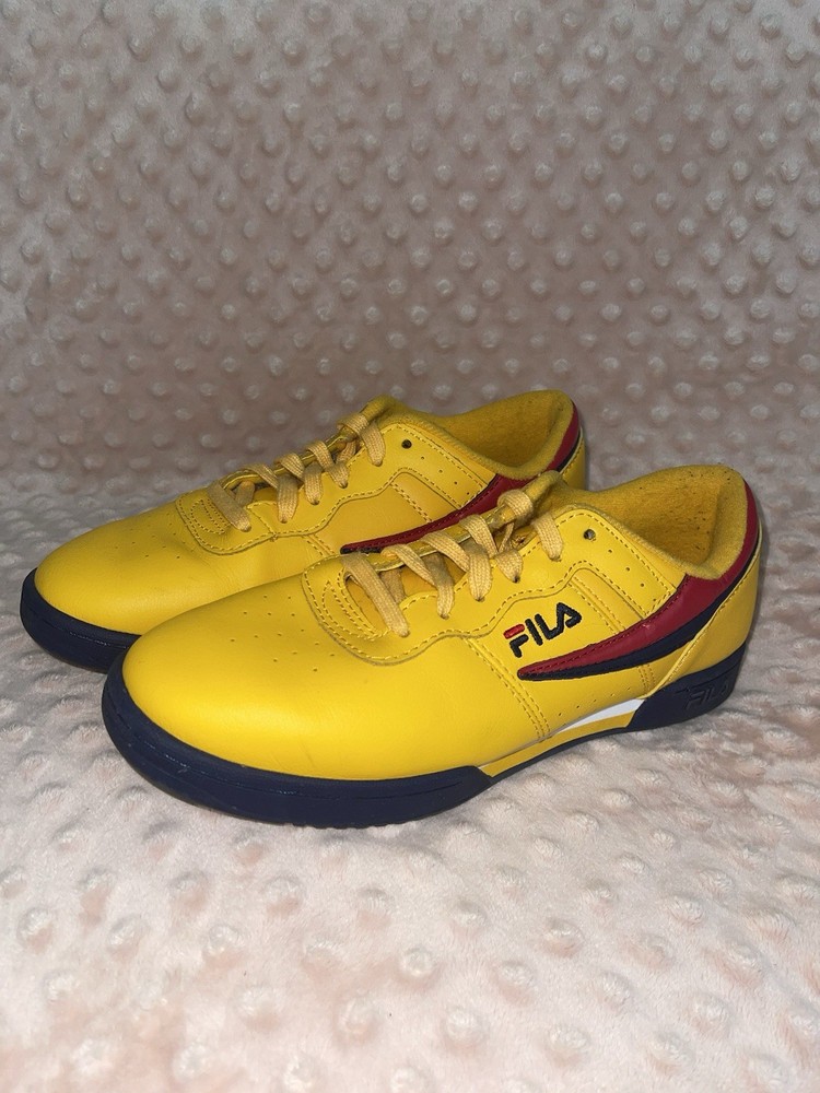FILA Women’s Original Fitness Sneakers Canary  Yellow Size W 8.5
