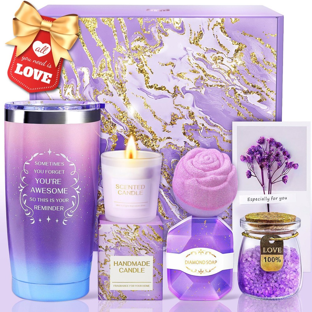 Valentines Day Gifts for Her, Women, Girlfriend, Wife, Gift Basket-image