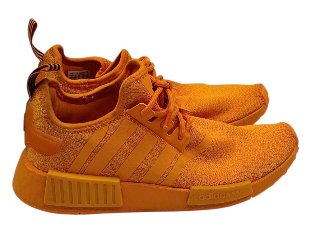 Adidas Womens NMD R1 GV9439 Orange Running Shoes Sneakers Size 6.5 Gently Used