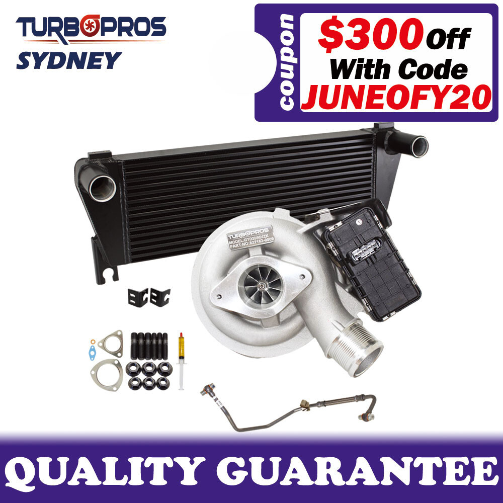 Ford Ranger 3.2L 2015 Turbo Upgrade Kit with 70mm Intercooler & Oil Feed Pipe