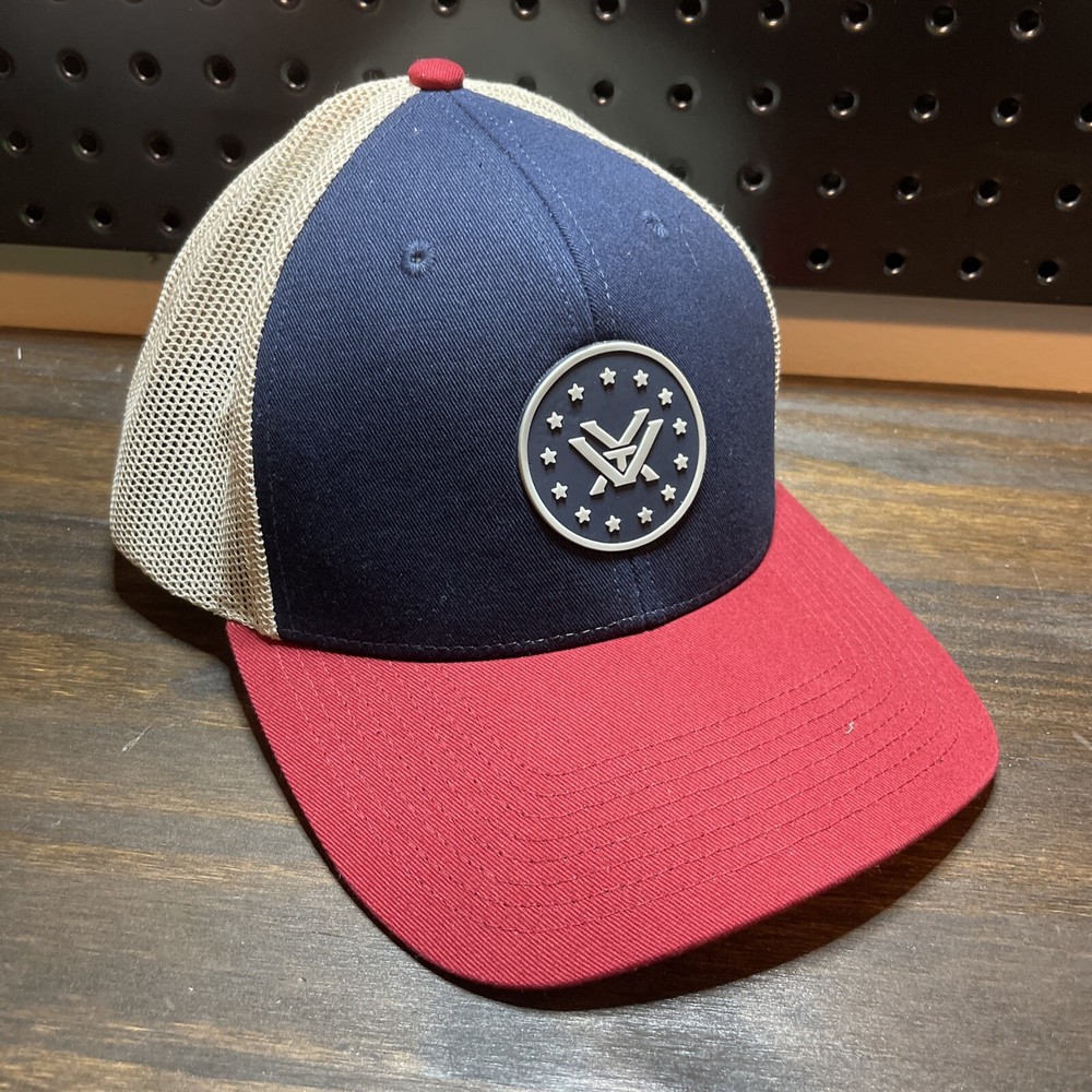 Vortex Optics Snapback Hat Cap Hunting RedWhiteBlue One Size Adjustable SnapBack