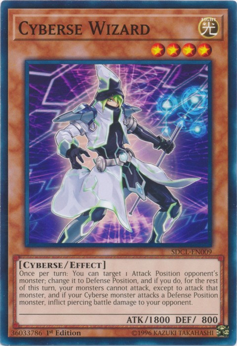 Cyberse Wizard SDCL-EN009 Common 1st Edition Lightly Played YGO Card