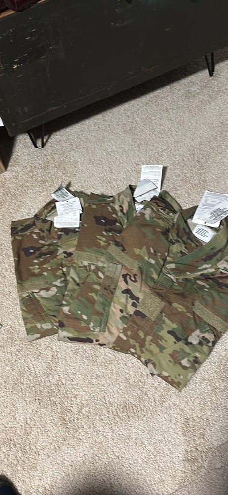 Army Combat Uniform Coat XL Regular Multicam Ripstop 8415-01-623-5790 #1255