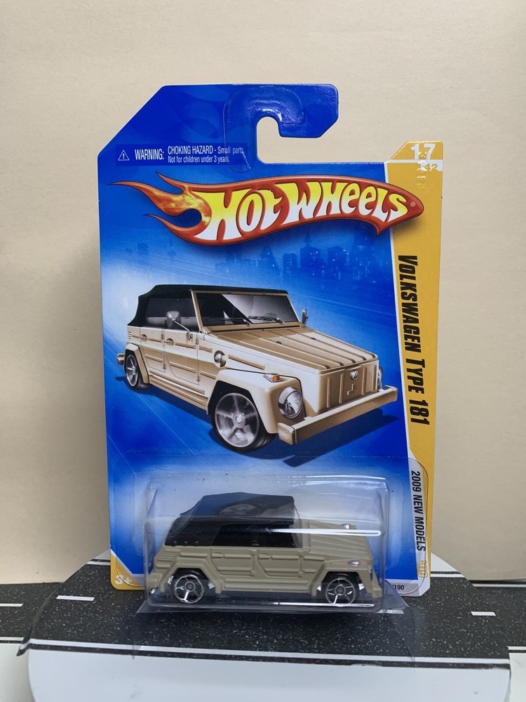 2009 Hot Wheels #17 New Models 17/42 Volkswagen Type 181 Thing Tan Brown w/OH5