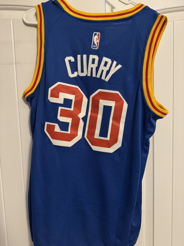 Steph Curry Golden State Warriors Hardwood Classic Edition NBA Jersey Stitched