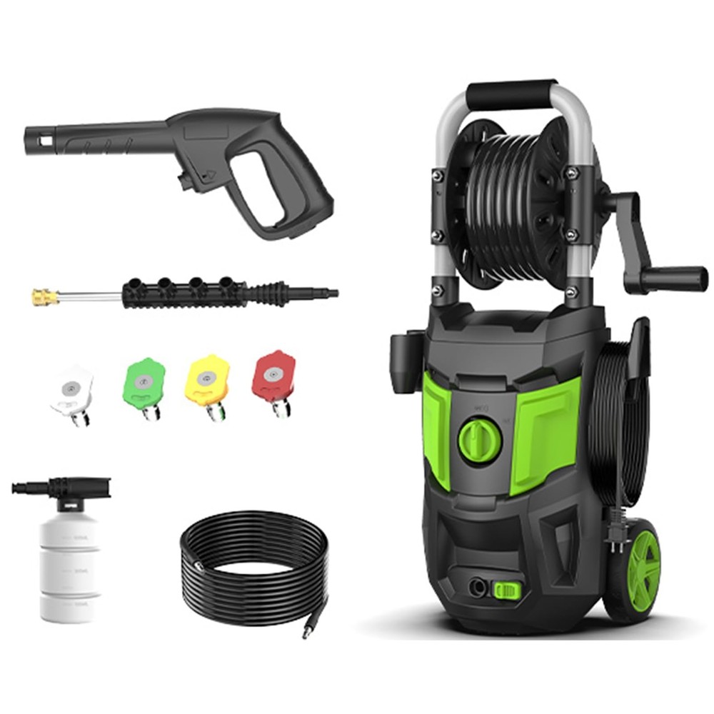 5000PSI Electric Pressure Washer with 20FT Hose & 3.2 GPM