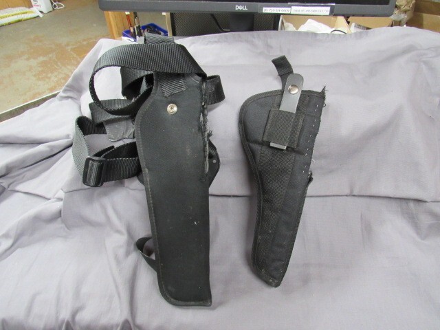 Lot of Two Holsters fit Large Frame Revolvers with 7.5