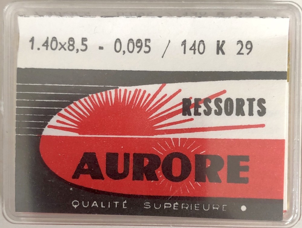 1X Mainspring 1.40x0.095mm Ø8.5 Watch Spring 140K29 Replacement Part