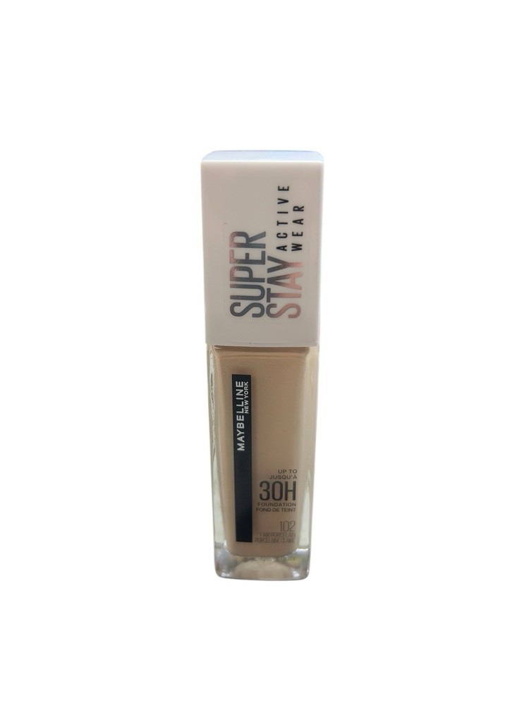 Maybelline Super Stay 24H Foundation in 102 Fair Porcelain for Longwear Coverage