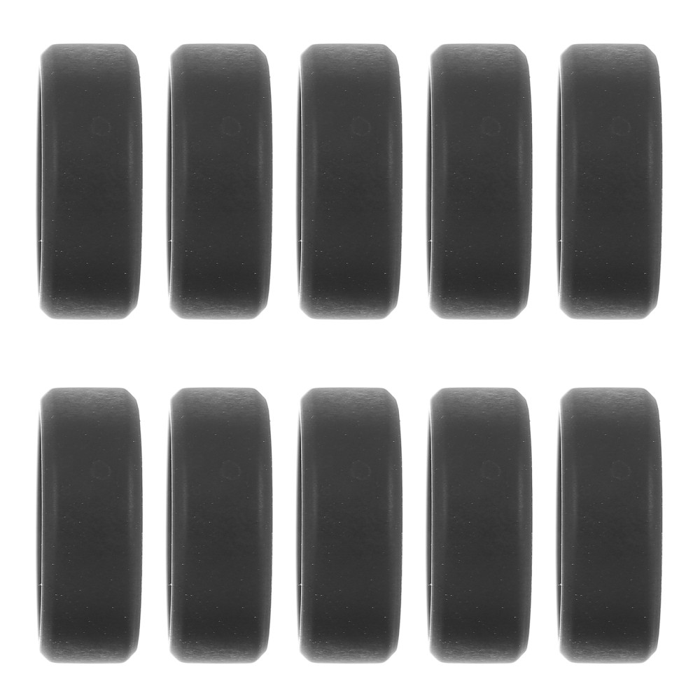 10 Pcs Silicone Ring Skin-friendly Rings Men's Man Fitness Finger