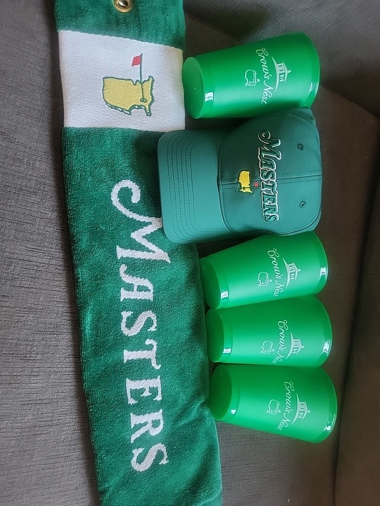Fathers Day Golf Package Masters Towel, Hat, Cups-image
