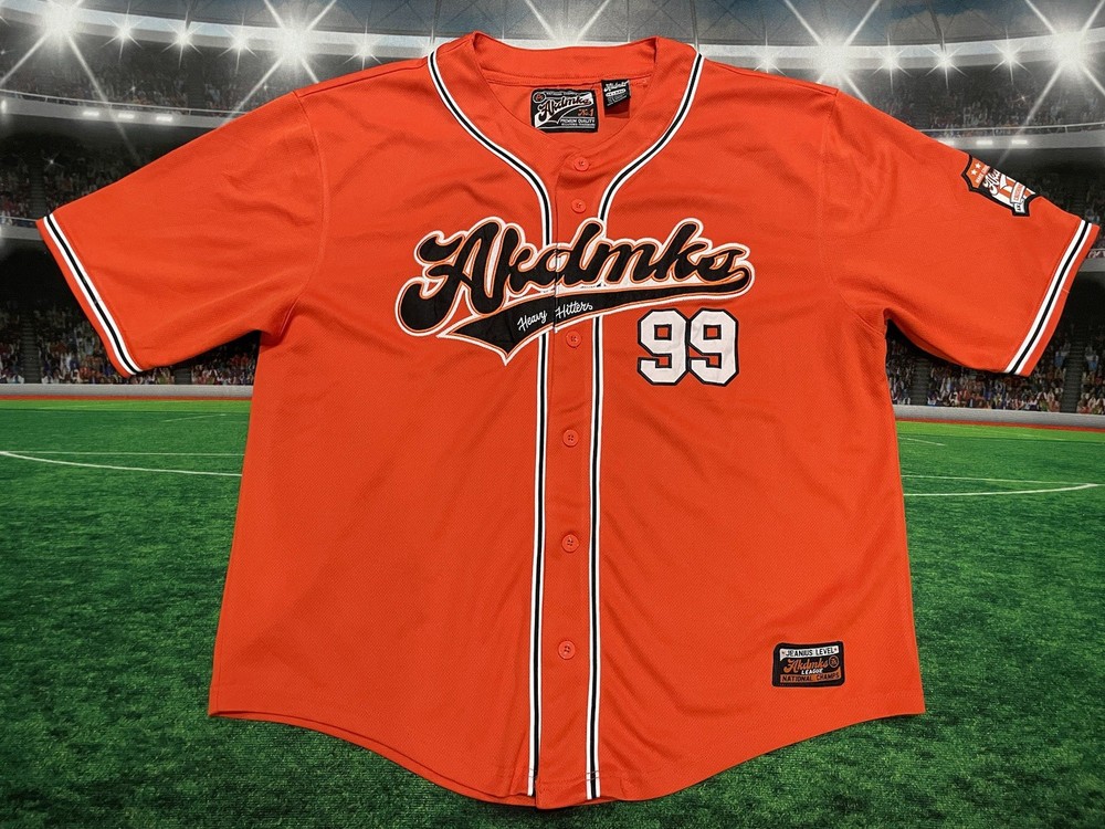 Akademiks Y2k Men’s Vintage 90’s Baseball Jersey Akdmks Sz 2XL Preowned