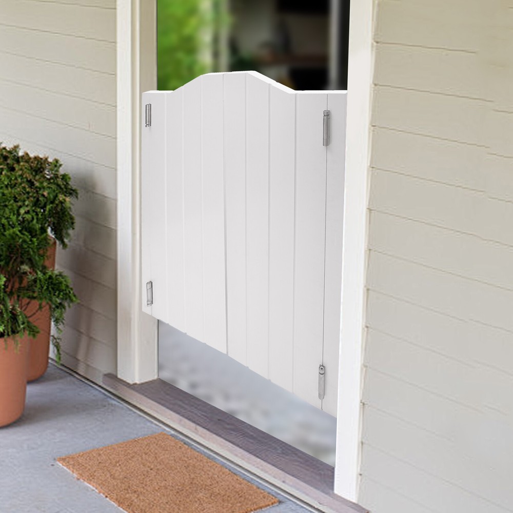 Half Doors for Doorway Partition Wood Counter Coffee Shop Entry