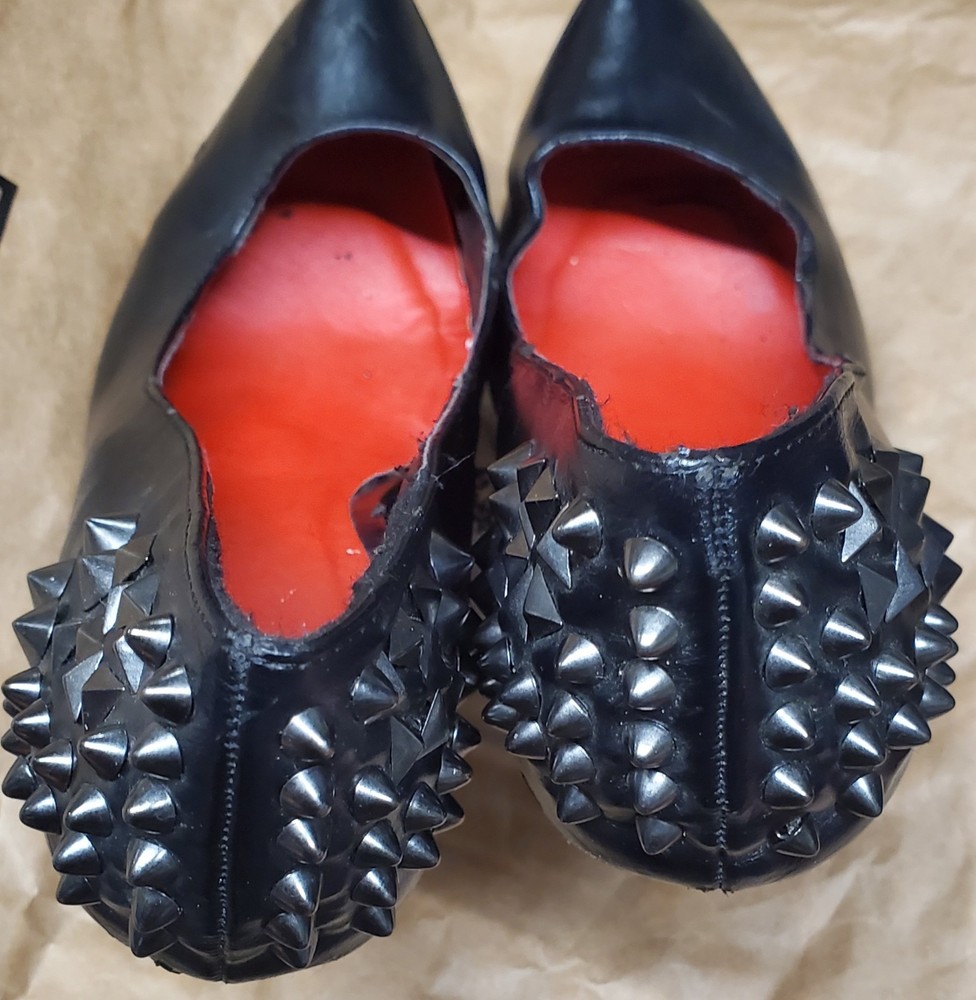 Minx Me Women's Stud Heels Black Size 8.5