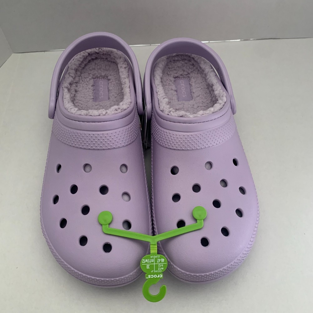Crocs Men's Size 12 Classic Lined Adult Clogs Brand New
