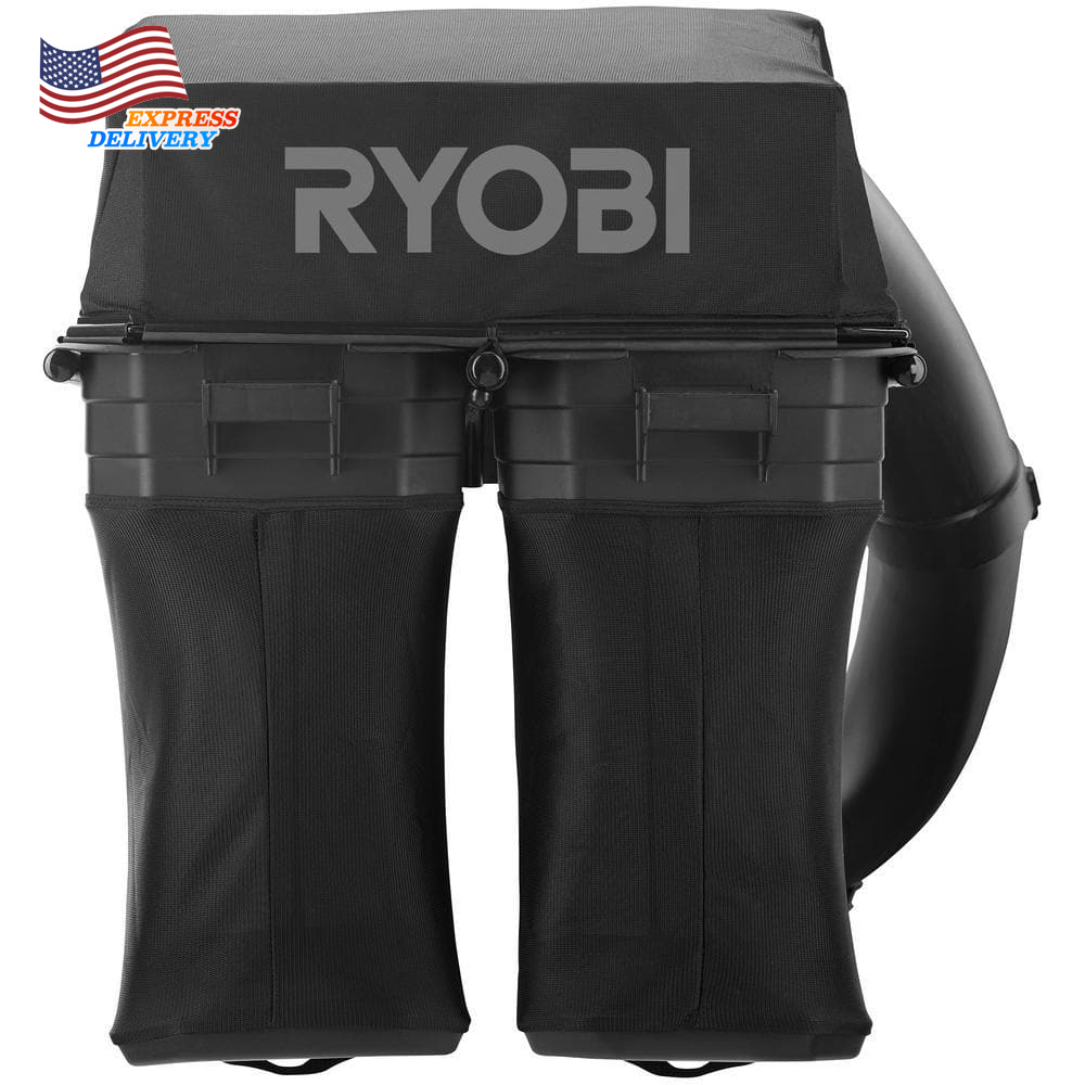 Ryobi 48V 38-Inch Riding Lawn Mower Bagger Attachment  