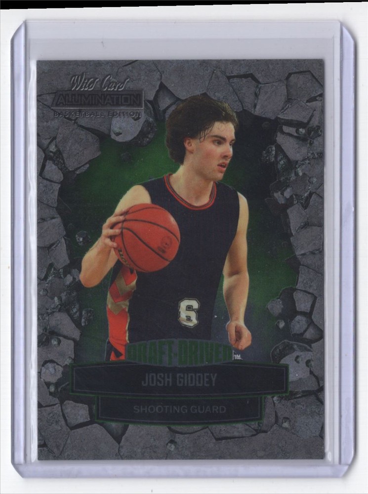 2021-22 Wild Card Alumination Draft-Driven Josh Giddey Oklahoma City Thunder