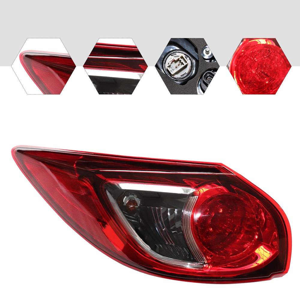 Mazda CX-5 2013-2016 Rear Tail Light Cover Outer Brake Lamp Replacement
