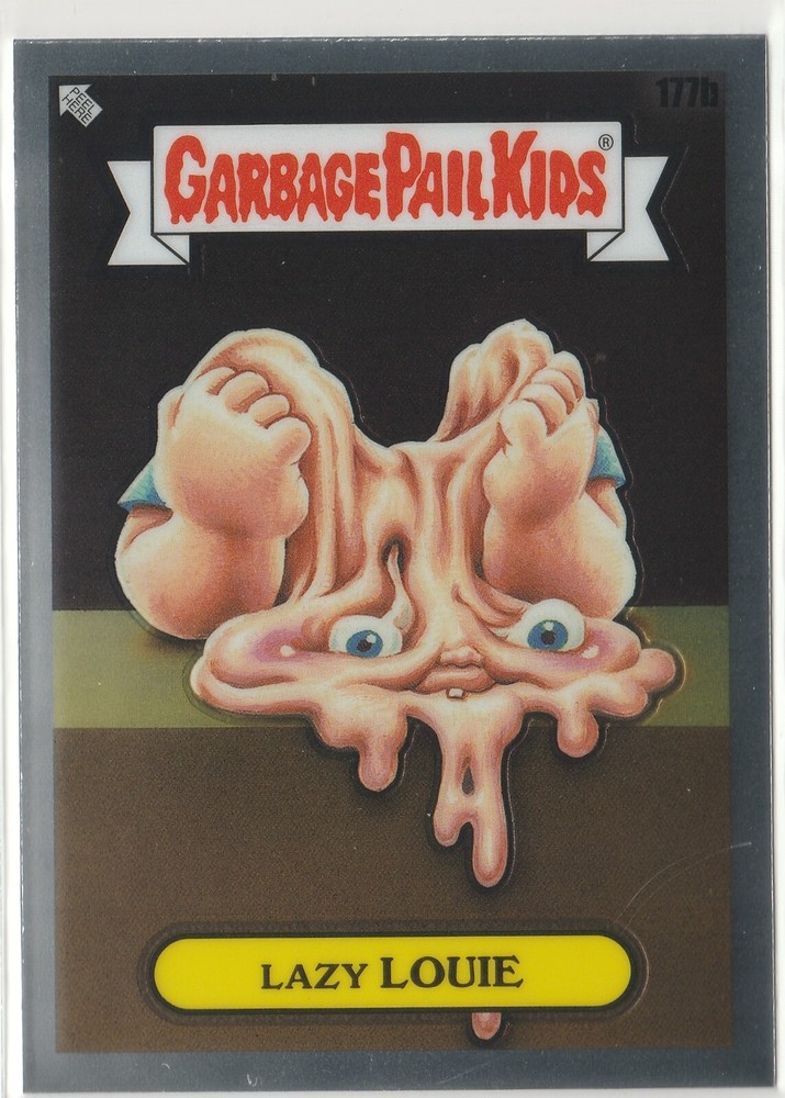 Lazy Louie Garbage Pail Kids GPK 2022 Chrome Series 5 CS5 #177b