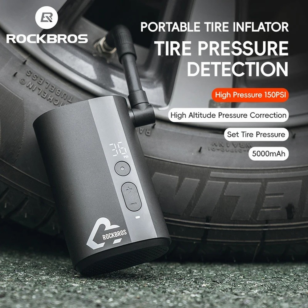 Mini Pump 150psi Portable Electric Bicycle Air Pump 5V 2A Type-C MTB Road Bike