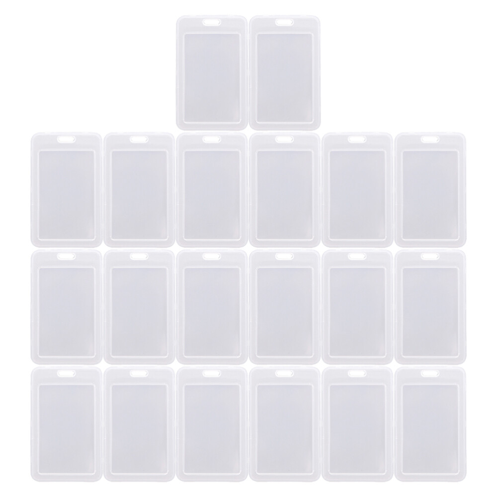 30 High-Quality Blank Patch Card Protectors for Students and Badge Holders