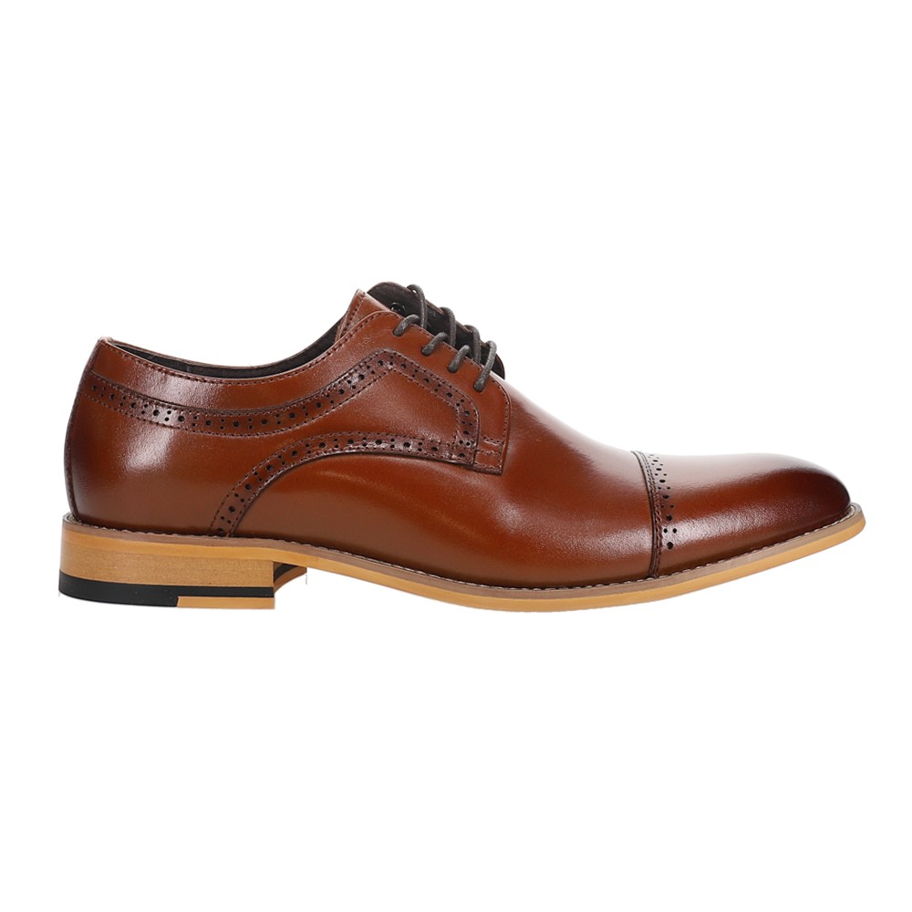 Stacy Adams Dickinson Cap Toe Oxford Dress  Mens Brown Dress Shoes 25066-221
