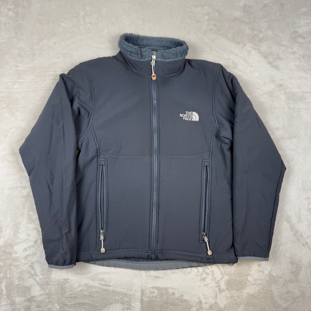 The North Face Summit Series Jacket Women's Small Black Fluffy Fleece Lined