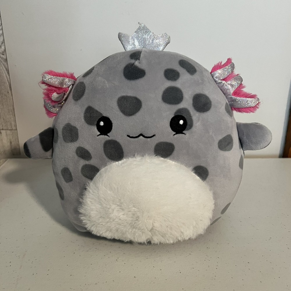 Squishmallow Avana Axolotl Gray Spotted 8