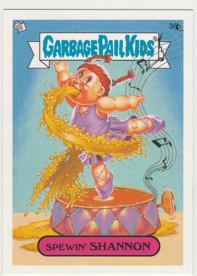 Spewin Shannon 36b Garbage Pail Kids GPK 2006 ANS5 All New Series 5